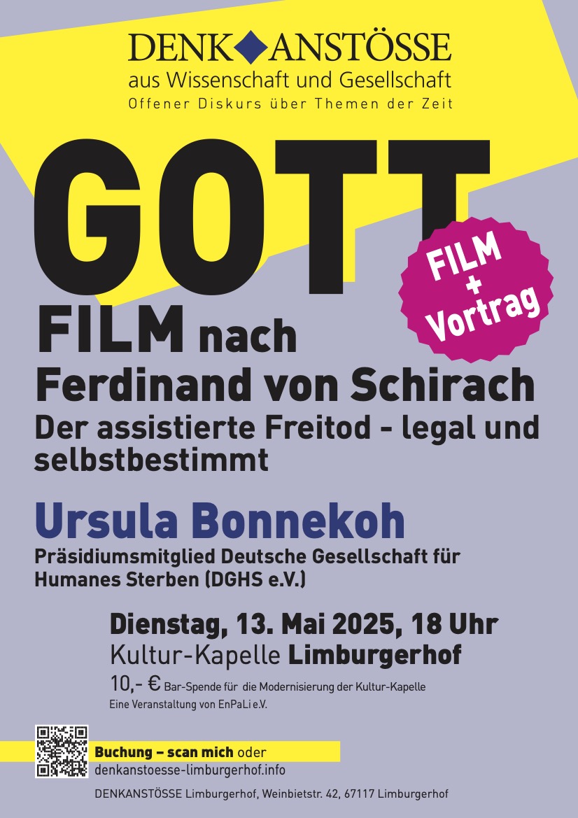 GOTT, FILM nach Ferdinand von Schirach, FILM + Vortrag